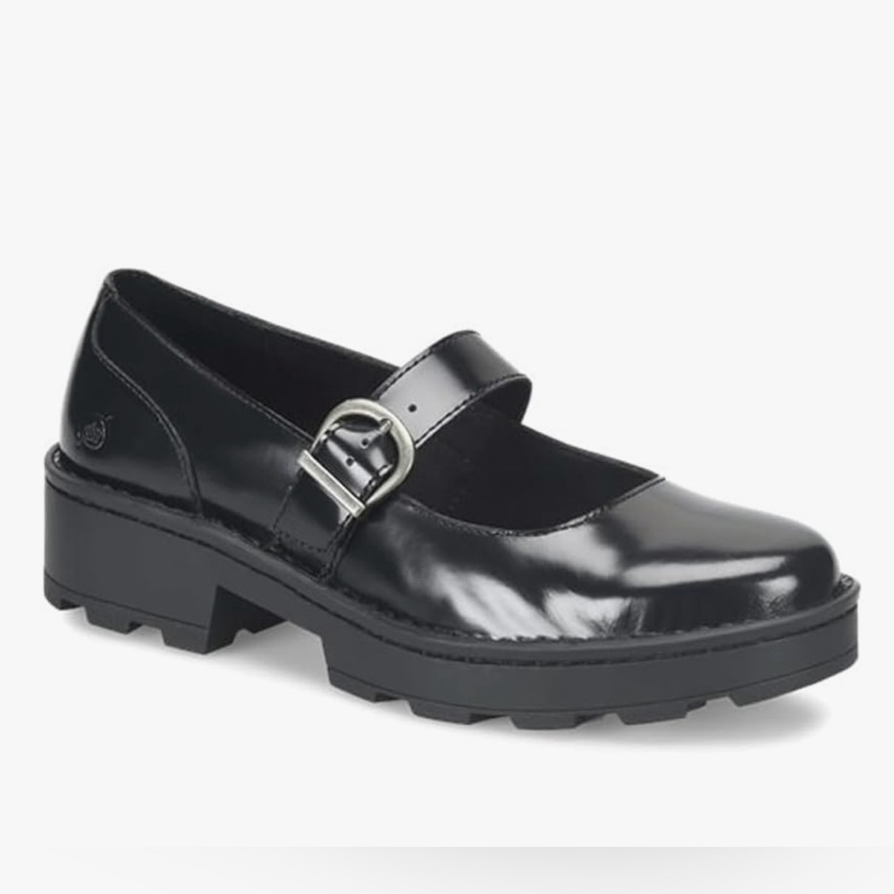 Born Cassandra Black Mary Jane Shoes